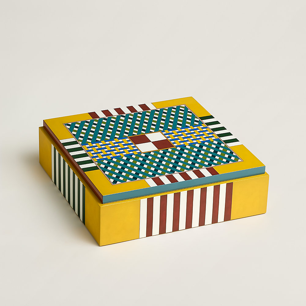 ボックス 《テオレム・ジャンプ＆スリープ》 - イエロー | Hermès